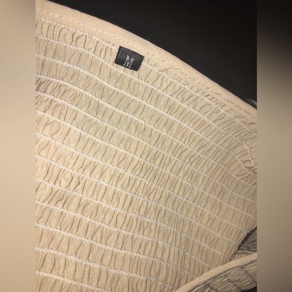 Boho cream colour lined dress - Picture 6 of 15